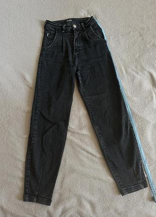 Джинси чорні жіночі liuzin, 25 розмір, добре тягнуться, заміри на фото