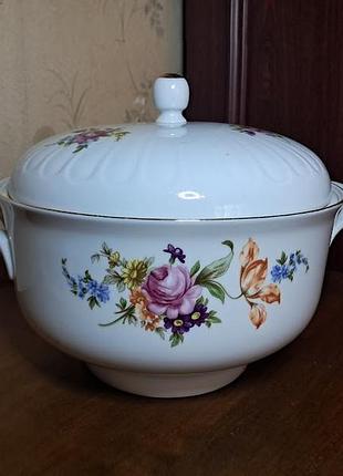 Винтажная супница гдр