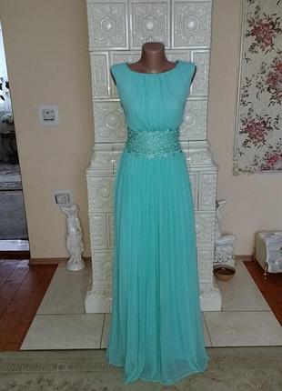Шикарное вечернее платье с жаткой