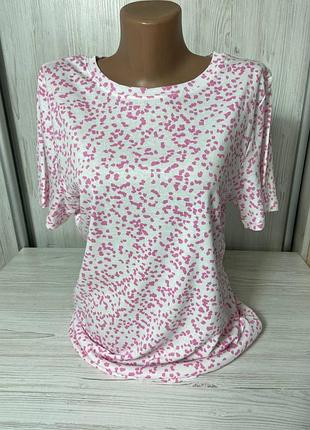 Футболка женская из 100% хлопка от британского бренда matalan размер 18💞