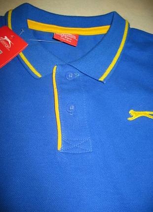 Тенниска/поло/футболка slazenger, англия, оригинал, коттон,5-6 лет,новая!