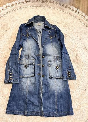 Джинсовий тренч