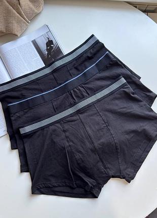 557 комплект набор мужских хлопковых трусов боксеров 3 шт