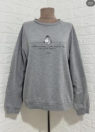 Сірий жіночий світшот