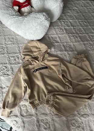 Костюм на флісі для дівчинки