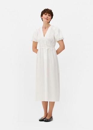Жіноча біла міді-сукня primark розмір м/л