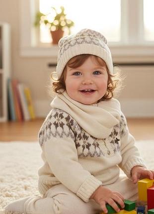 Набір светр, шапка, шарф