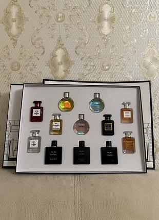 Лімітований набір парфумів набор духов шанель chanel на новий рік на миколая