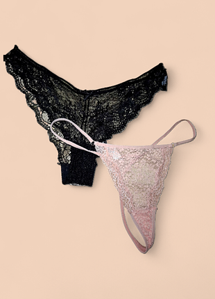 Женские кружевные трусики большого размера