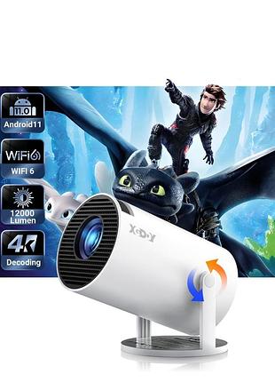 Мини-проектор xgody gimbal 3 hd wifi android 11