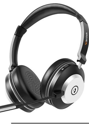 Wantekбедротовая гарнитура с микрофоном для работы, bluetooth наушники с микрофоном с шумоподавлением, usb