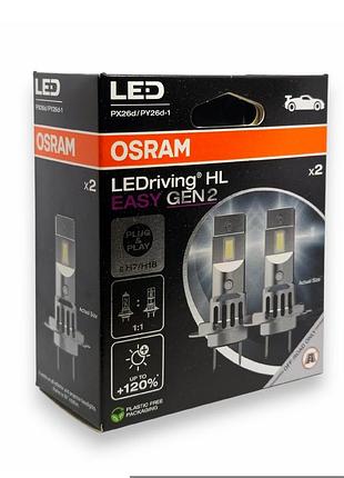 Светодиодная автолампа osram h7/h18 64210dwesy2-2hb 16w 12v 6500k hl easy gen2