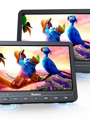 Naviskauto 2 портативных dvd-плеера размером 10,5 дюйма для автомобиля