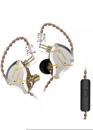 Навушники kz- zs10 pro glare gold