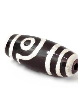 Бусина дзи черная 2 глаза это талисман для тех, кто ищет любовь, свою половинку для создания семьи