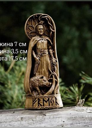 Статуэтка алтарная фрейр властитель моря, воздуха, солнца, дождя и земной растительности