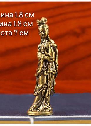 Бронзовая статуетка фея удовольствий, статуя из бронзы фен шуй фея