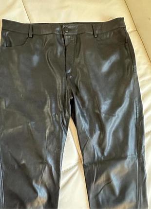 Шкіряні штани 44(50)
