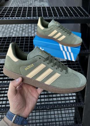 Кроссовки adidas gazelle (khaki)