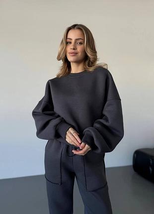 Качественный теплый костюм цвета в ассортименте