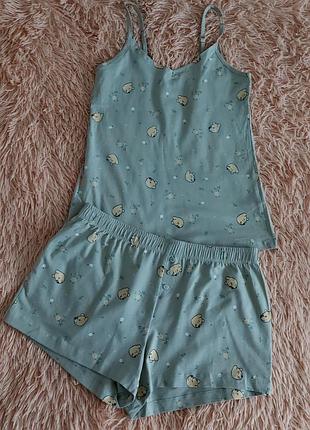 Пижама 6-8 размер, евро 34-36
