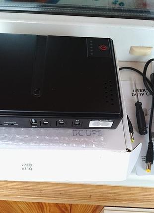 Ups ібп джерело безперебійного живлення для роутера dc1018l poe 18w (без акб)