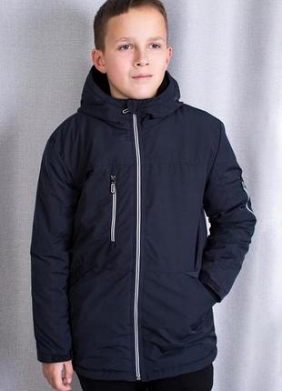 Куртка парка на флiсi для хлопчикiв