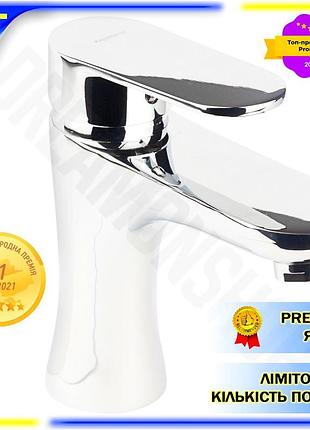 Dm змішувач для раковини специфікація 2.2 литої aquatica ø40 мм на шпильці хромований для ванної та ку spe|lz