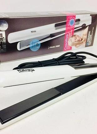 Утюжок dsp-10087 42 вт выпрямитель для волос сенсорный белый spl