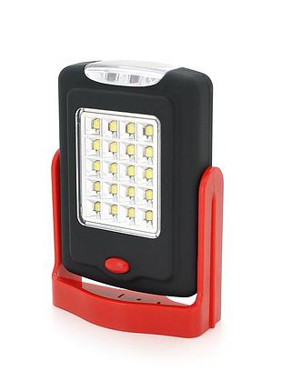 Прожекторний ліхтарик watton wt-311 3+20 led ip44 магнітний для кемпінгу та освітлення на природі ліхтар ve-33