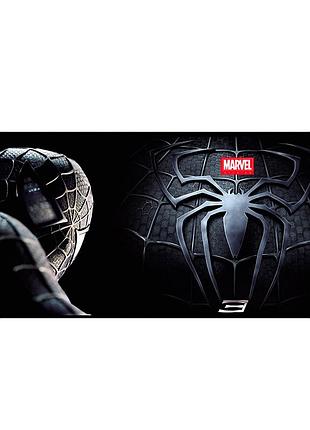 Килимок spider man тканинний 300*800 мм чорний 3 мм для комп'ютера ve-33