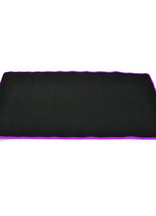 Килимок 300*600 тканинний purple з боковою прошивкою 3 мм для миші ігровий килимок для комп'ютера ve-33