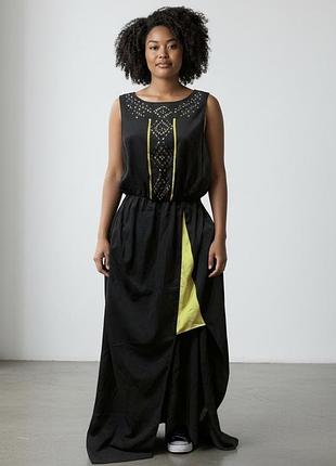 Полу прозрачное платье в пол 46-48 (6)