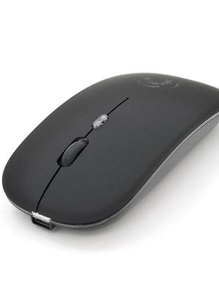 Мышь беспроводная imice e-1300 luminous черная оптическая для игр и работы с 4 кнопками 800/1200/1600 dp ve-33