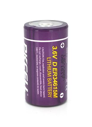 Батарейка литиевая pkcell er34615 3.6v 13000mah для систем слежения резервной памяти фонариков ve-33