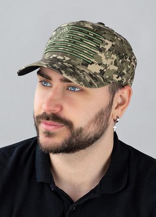 Чоловіча шапка - трекер "американський прапор" (1531), піксель