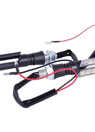 Вказівник повороту діодний універсальний для мотоцикла автомобіля яскрава сигналізація 2 шт. ve-33