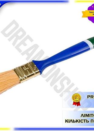 Dm пензель малярський mastertool специфікація 2.2 1" дерев'яна ручка для фарбування лакофарбовими мате spe|lz
