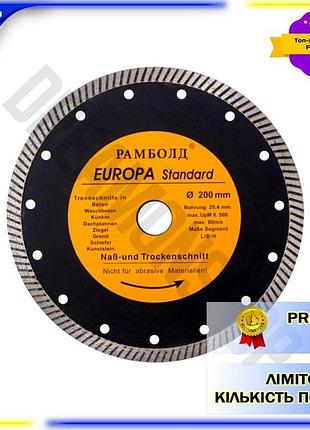 Dm диск алмазный рамболд спецификация 2.2 200 мм для резки бетона и кирпича турбо круг для камня и пли spe|lz