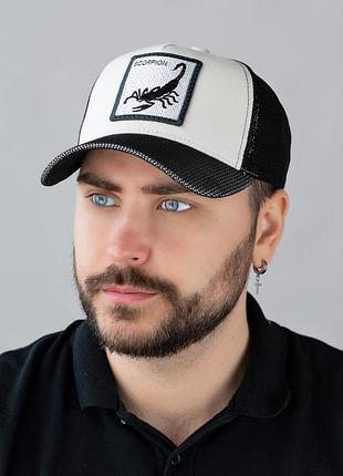 Мужская кепка - трекерка "animal spirit " (1546-1), графит скорпион