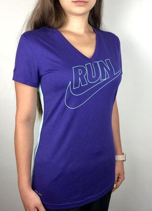 Nike run dri-fit big logo футболка двох кольорова нереально яскравих кольорів купити київ