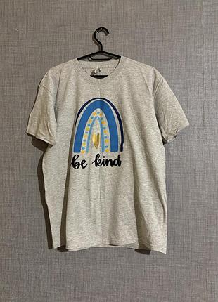 Котонова сіра футболка