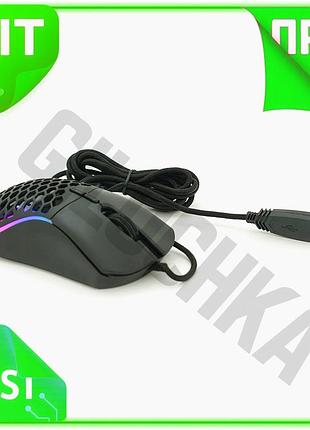 Ve проводная мышь imice с new version 7 кнопками и изменяемым dpi до 7200 для пк и mac черная led подс n6w_ver