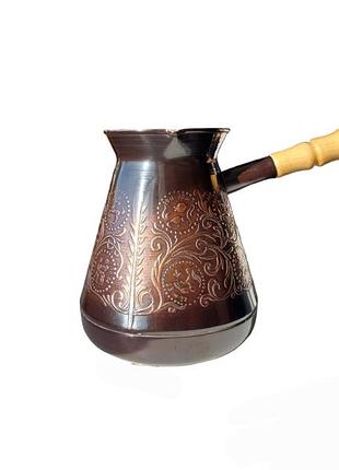 Турка джезва медная знаки зодиака 500 мл производство славянск, украина)