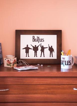 The beatles - help! 28х38 см / картина на кераміці, плитці, кераміці, музика, на стіну2 фото