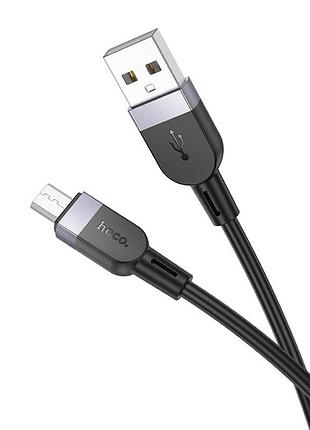 Кабель hoco x109 usb to microusb 2m black