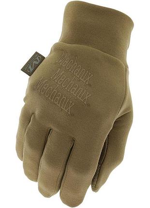 Универсальные перчатки mechanix coldwork base layer xl койот зимние тактические перчатки для работы и ак dm-11