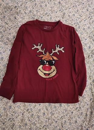 Реглан с пайетками 8 р. бренд next