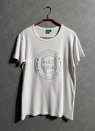 Hugo boss белая футболка