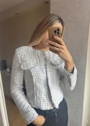 Пиджак твидовый